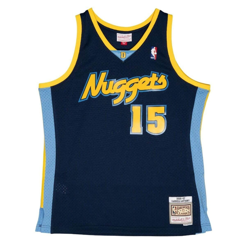 Maillot NBA Carmelo Anthony Denver Nuggets Alt 2006-07 Mitchell & ness Hardwood Classic Bleu marine Maillot NBA Carmelo Anthony Denver Nuggets Alt 2006-07 Mitchell & ness Hardwood Classic Bleu marine