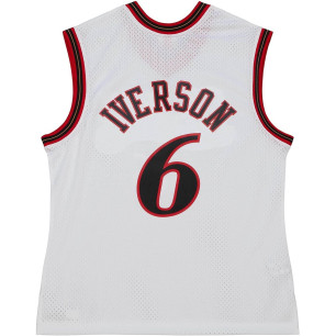Mitchell & ness NBA Hardwood Classic swingman jersey Allen Iverson Philadelphie Sixers All Star 2002 white
