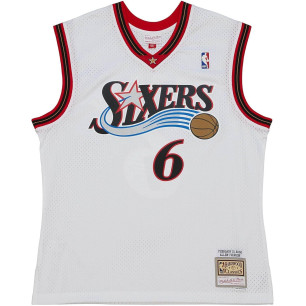 Mitchell & ness NBA Hardwood Classic swingman jersey Allen Iverson Philadelphie Sixers All Star 2002 white