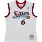 Maillot NBA Allen Iverson Philadelphie Sixers All Star 2002 Mitchell & ness Hardwood Classic swingman Blanc Maillot NBA Allen Iverson Philadelphie Sixers All Star 2002 Mitchell & ness Hardwood Classic swingman Blanc