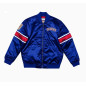 Blouson NBA Philadelphia 76ers Mitchell & Ness Special Script Heavyweight Satin Bleu