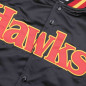 Blouson NBA Atlanta Hawks Mitchell & Ness Lightweight Satin Noir