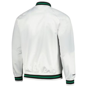 Blouson NBA Boston Celtics Mitchell & Ness Lightweight Satin blanc