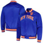 Blouson NBA New York Knicks Mitchell & Ness Lightweight Satin Bleu