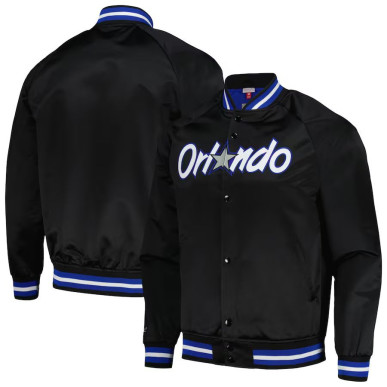 Chaqueta NBA Orlando Magic & Ness Lightweight Satin Negro