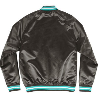 Chaqueta NBA Memphis Grizzlies Mitchell & Ness Lightweight Satin Negro