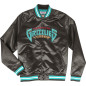 Men's Mitchell & Ness Lightweight Satin Jacket NBA Memphis Grizzlies Black Men's Mitchell & Ness Lightweight Satin Jacket NBA Memphis Grizzlies Black