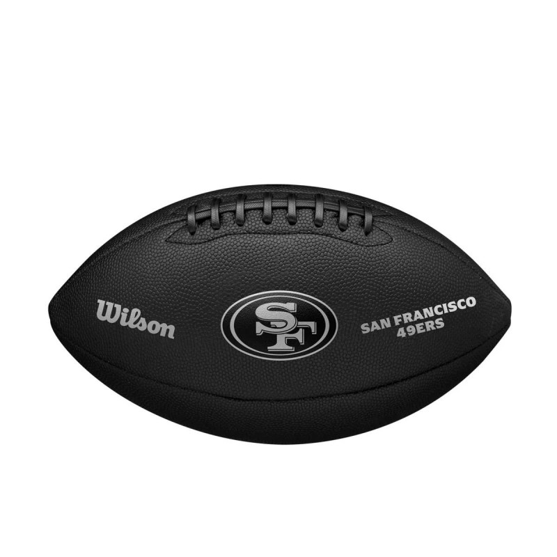 Balon de Futbol Americano NFL San Francisco 49ers Wilson Metallic Premiere Balon de Futbol Americano NFL San Francisco 49ers Wilson Metallic Premiere