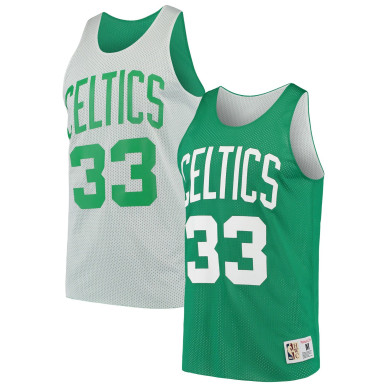 Mitchell & Ness NBA Reversible Jersey Larry Bird Boston Celtics Green