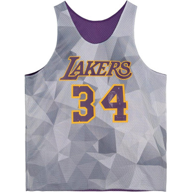 Camiseta NBA Shaquille O'neal Los Angeles Lakers Reversible Mitchell & ness Morando