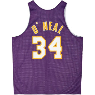 Mitchell & Ness NBA Reversible Jersey Shaquille O'neal Los Angeles Lakers Purple