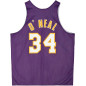 Maillot NBA Réversible Shaquille O'neal Los Angeles Lakers Mitchell & ness Violet Maillot NBA Réversible Shaquille O'neal Los Angeles Lakers Mitchell & ness Violet