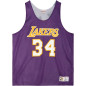 Maillot NBA Réversible Shaquille O'neal Los Angeles Lakers Mitchell & ness Violet Maillot NBA Réversible Shaquille O'neal Los Angeles Lakers Mitchell & ness Violet