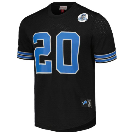 Maillot NFL Barry Sanders Detroit Lions Mitchell & Ness N&N Mesh Noir