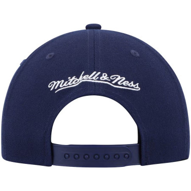 Casquette NBA Indiana Pacers Mitchell & Ness Team ground Snapback Bleu marine