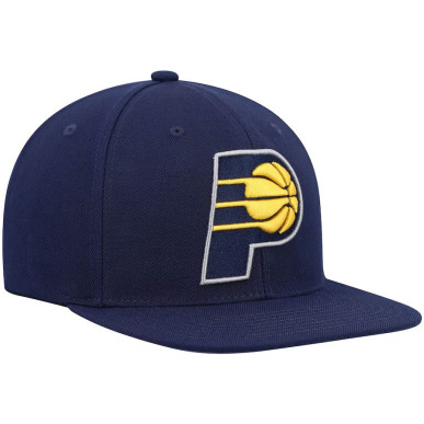 Mitchell & Ness Team ground Snapback Cap NBA Indiana Pacers Navy
