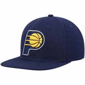 Mitchell & Ness Team ground Snapback Cap NBA Indiana Pacers Navy