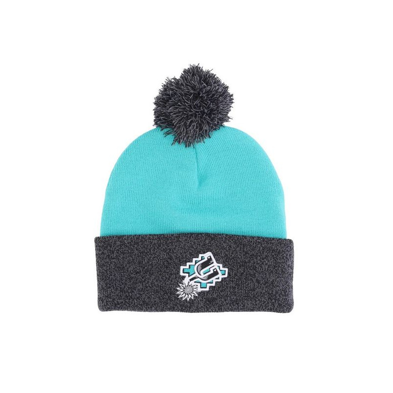 Bonnet NBA San Antonio Spurs Mitchell & Ness 2 tone Pom Beanie Bonnet NBA San Antonio Spurs Mitchell & Ness 2 tone Pom Beanie