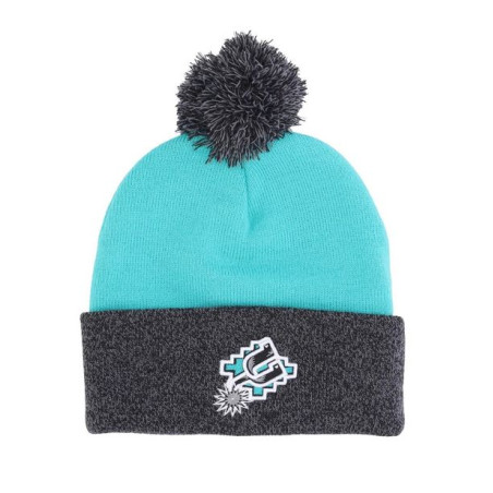 Bonnet NBA San Antonio Spurs Mitchell & Ness 2 tone Pom Beanie