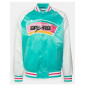 Chaqueta NBA San Antonio Spurs Mitchell & Ness Primetime Lightweight Satin Negro