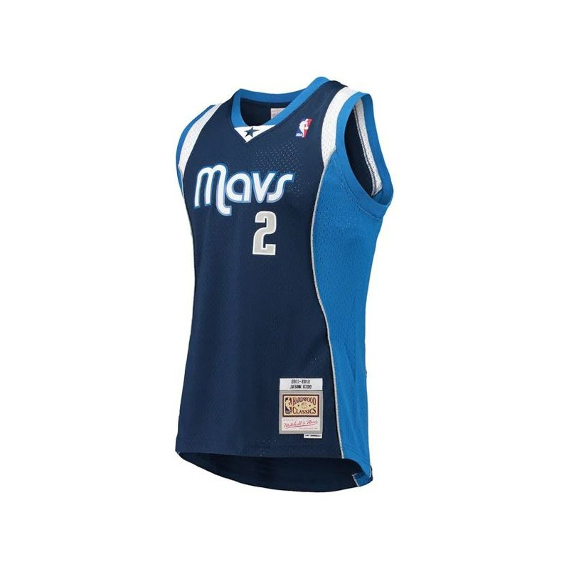 Maillot NBA Jason Kidd Dallas Mavericks 2011-12 Mitchell & ness Hardwood Classic Bleu marine