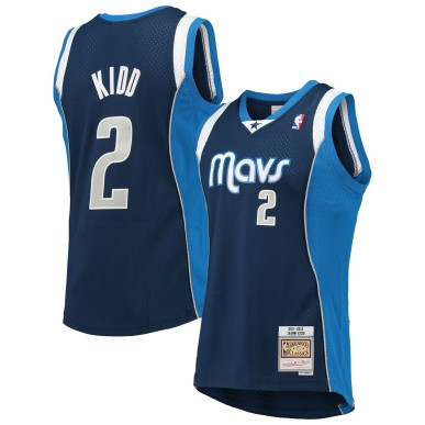 Camiseta NBA Jason Kidd Dallas Mavericks 2011-12 Mitchell & ness Hardwood Classic Marina