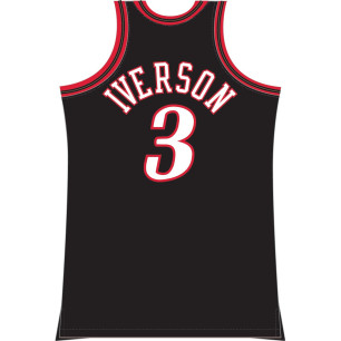 Mitchell & ness Hardwood Classics NBA Jersey Allen Iverson Philadelphie Sixers 1997-98 black