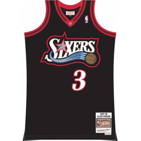 Mitchell & ness Hardwood Classics NBA Jersey Allen Iverson Philadelphie Sixers 1997-98 black