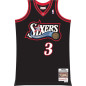 Maillot NBA Allen Iverson Philadelphie Sixers 1997-98 Mitchell & ness Hardwood Classics noir Maillot NBA Allen Iverson Philadelphie Sixers 1997-98 Mitchell & ness Hardwood Classics noir