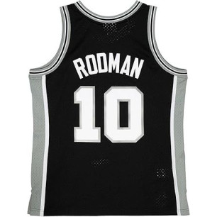 Camiseta NBA Dennis Rodman San Antonio Spurs 1993-94 Mitchell & ness Hardwood Classic Swingman Negro