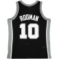 Mitchell & ness Hardwood Classic Swingman NBA jersey Dennis Dennis Rodman San Antonio Spurs 1993-94 Hardwood Classic Black Mitchell & ness Hardwood Classic Swingman NBA jersey Dennis Dennis Rodman San Antonio Spurs 1993-94 Hardwood Classic Black