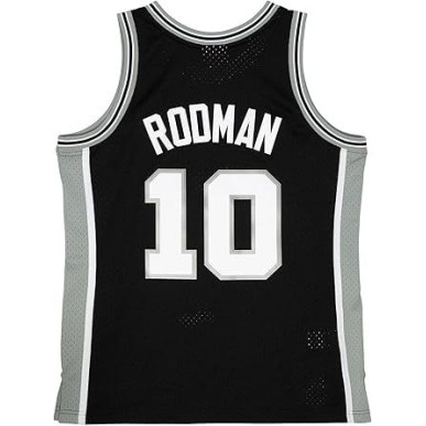 Camiseta NBA Dennis Rodman San Antonio Spurs 1993-94 Mitchell & ness Hardwood Classic Swingman Negro