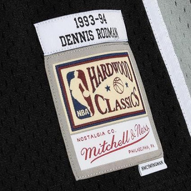 Mitchell & ness Hardwood Classic Swingman NBA jersey Dennis Dennis Rodman San Antonio Spurs 1993-94 Hardwood Classic Black