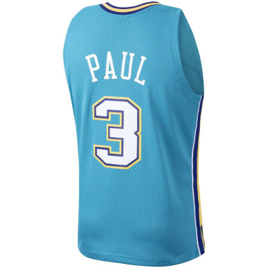 Maillot NBA Chris Paul New Orleans Hornets 2005-06 Road Mitchell & ness Hardwood Classic bleu