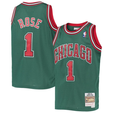 Maillot NBA Chicago Bulls Chicago Bulls 2008-09 Mitchell & ness Hardwood Classic Vert