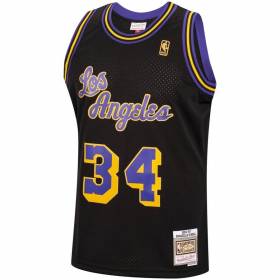 Mitchell & ness NBA swingman Jersey Shaquille O'Neal Los Angeles Lakers 1996-97 Hardwood Classics Black