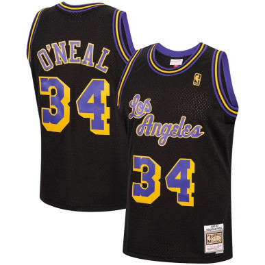 Mitchell & ness NBA swingman Jersey Shaquille O'Neal Los Angeles Lakers 1996-97 Hardwood Classics Black
