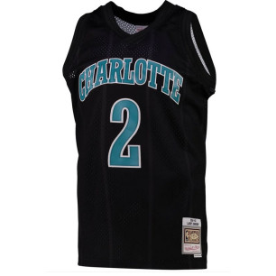 Mitchell & Ness NBA Hardwood Classic NBA Larry johnson New Orleans Hornets 1992-93 Black