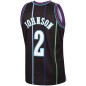 Mitchell & Ness NBA Hardwood Classic NBA Larry johnson New Orleans Hornets 1992-93 Reloaded Black Mitchell & Ness NBA Hardwood Classic NBA Larry johnson New Orleans Hornets 1992-93 Reloaded Black
