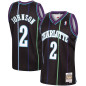 Camiseta NBA Larry johnson New Orleans Hornets 1992-93 Reloaded Mitchell & ness Hardwood Classic Negro Camiseta NBA Larry johnson New Orleans Hornets 1992-93 Reloaded Mitchell & ness Hardwood Classic Negro