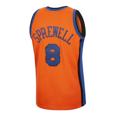 Mitchell & ness NBA Hardwood Classics Jersey Latrell Sprewell New York Knicks 1998-99 Orange