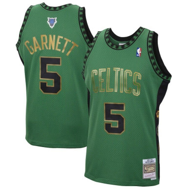 Maillot NBA Kevin Garnett Boston Celtics 1995-2016 Mitchell & ness Hardwood Classics Hall of fame Vert