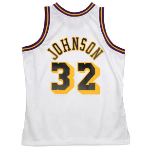 Mitchell & ness Hardwood Classics NBA Jersey Magic Johnson Los Angeles Lakers 1984-85 White
