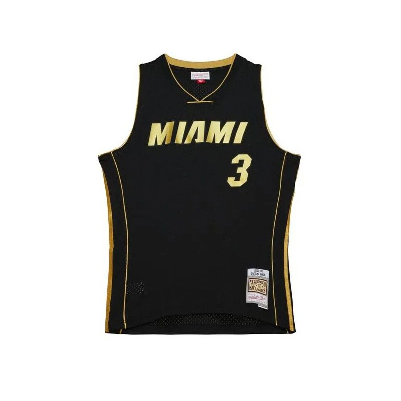 Camiseta NBA Dwyane Wade Miami Heat 2005-06 Mitchell & ness Hardwood Classic Negro Camiseta NBA Dwyane Wade Miami Heat 2005-06 Mitchell & ness Hardwood Classic Negro