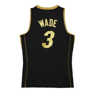 Maillot NBA Dwyane Wade Miami Heat 2005-06 Mitchell & ness Hardwood Classic Noir