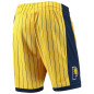 Short NBA Indiana Pacers 1999-00 Mitchell & Ness Swingman Jaune Short NBA Indiana Pacers 1999-00 Mitchell & Ness Swingman Jaune