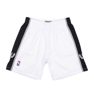 Men's Mitchell & Ness Swingman Short NBA San Antonio Spurs 1998-99 White