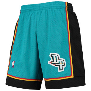Short NBA Detroit Pistons 1998-99 Mitchell & Ness Swingman Bleu
