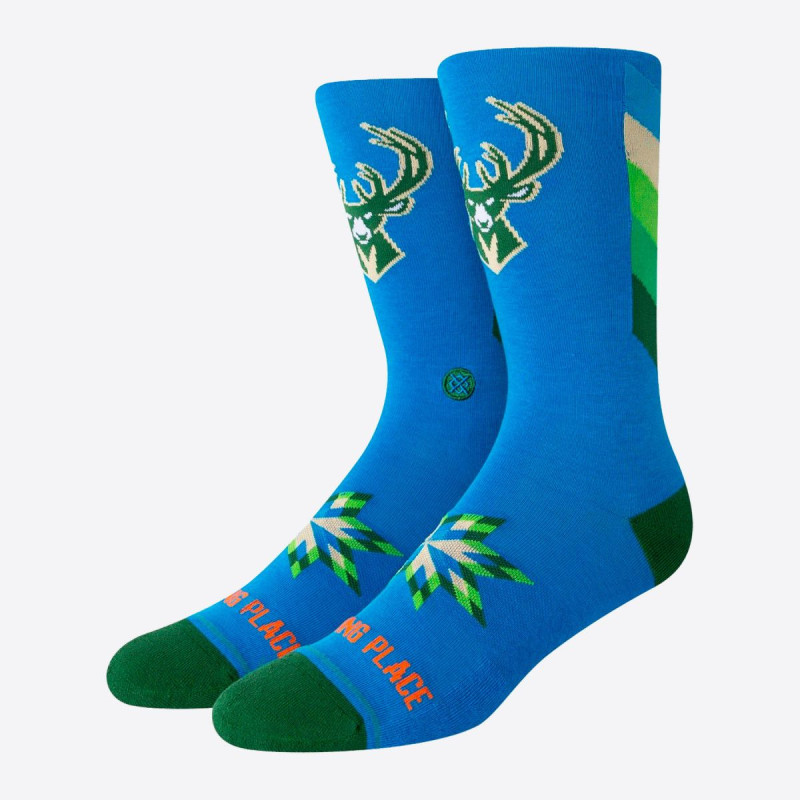 Calcetines NBA Milwaukee Bucks Stance City Edition 23 Azul