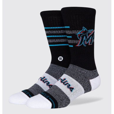 Calcetines MLB Miami Marlins Stance Closer Negro